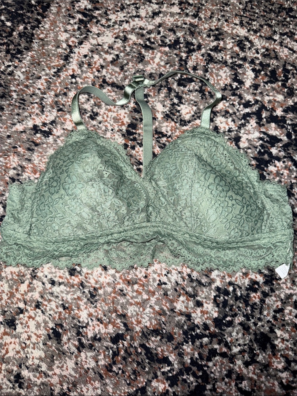 aerie Lace Bralette in Sage